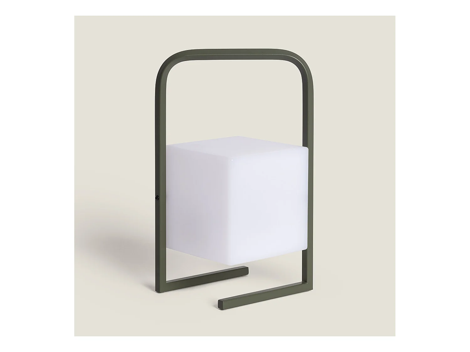 Lampada da Tavolo LED Portatile Tiber 2.5W per Esterni con Batteria USB Ricaricabile Verde Cachi