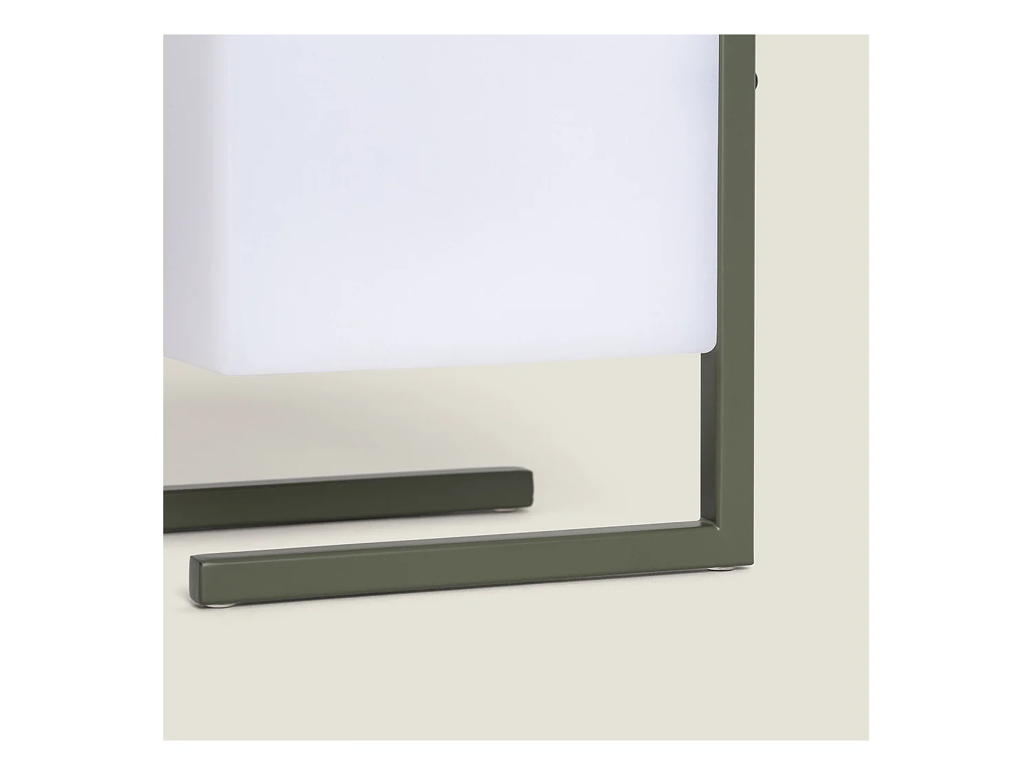 Lampada da Tavolo LED Portatile Tiber 2.5W per Esterni con Batteria USB Ricaricabile Verde Cachi