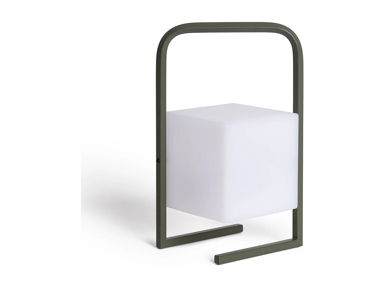 Lámpara de Mesa LED Portátil para Exterior Aluminio con Batería USB Recargable Tiber Verde Caqui