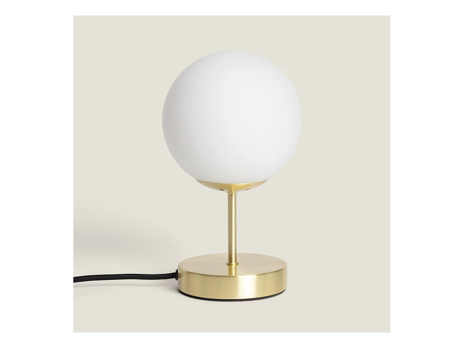 Lampe à Poser Métal et Verre Moonlight Doré