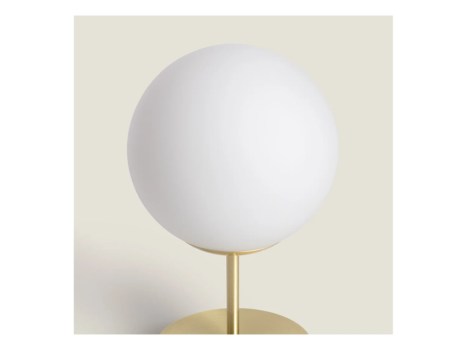 Lampe à Poser Métal et Verre Moonlight Doré