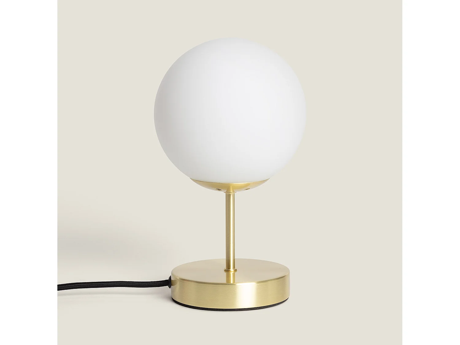 Lampe à Poser Métal et Verre Moonlight Doré