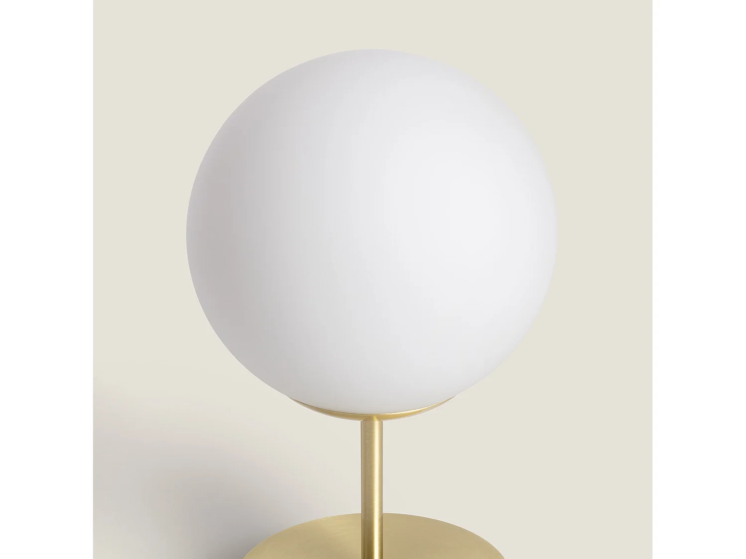 Lampe à Poser Métal et Verre Moonlight Doré