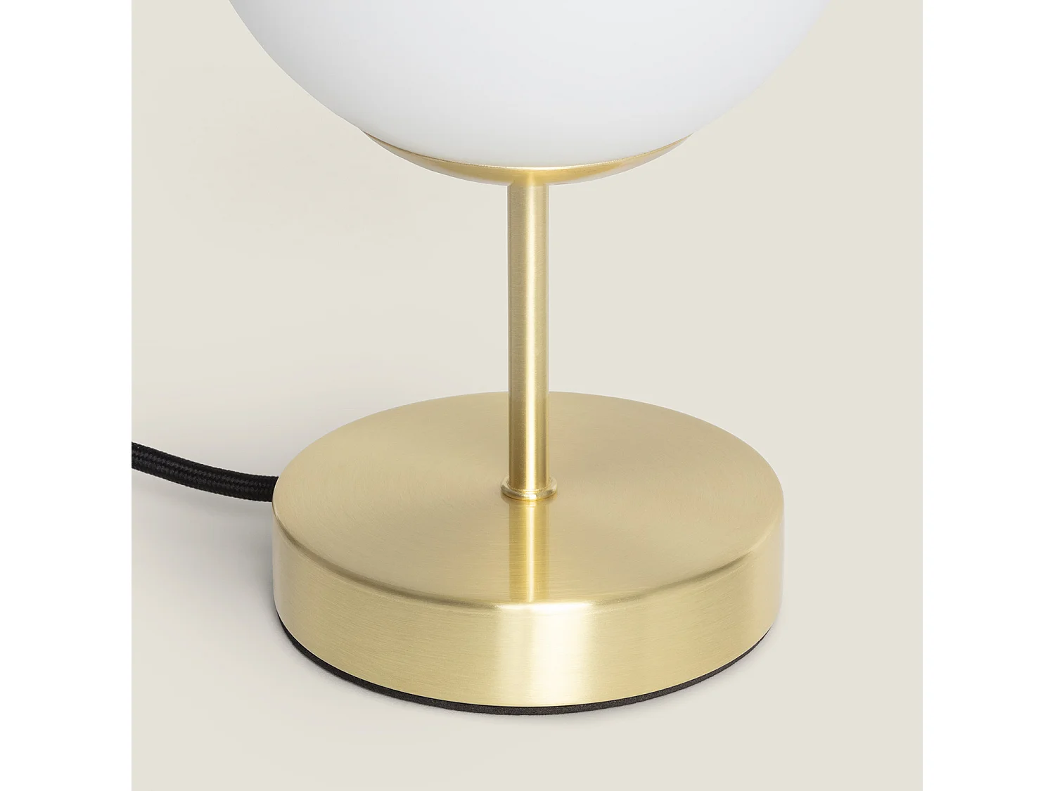 Lampe à Poser Métal et Verre Moonlight Doré