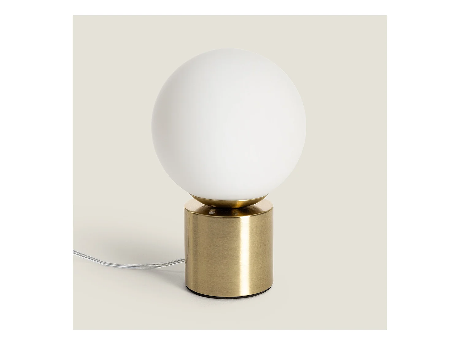 Lampe à Poser Métal et Verre Atenas  Doré