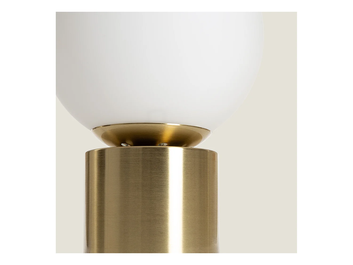 Lampe à Poser Métal et Verre Atenas  Doré