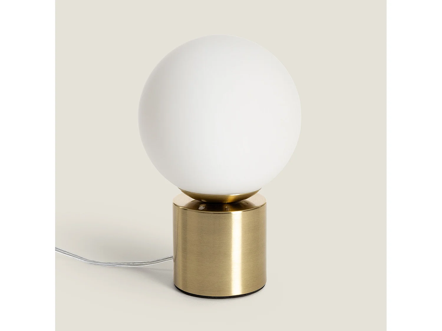 Lampe à Poser Métal et Verre Atenas  Doré