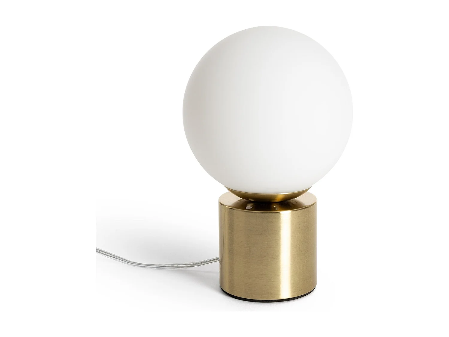 Lampe à Poser Métal et Verre Atenas  Doré
