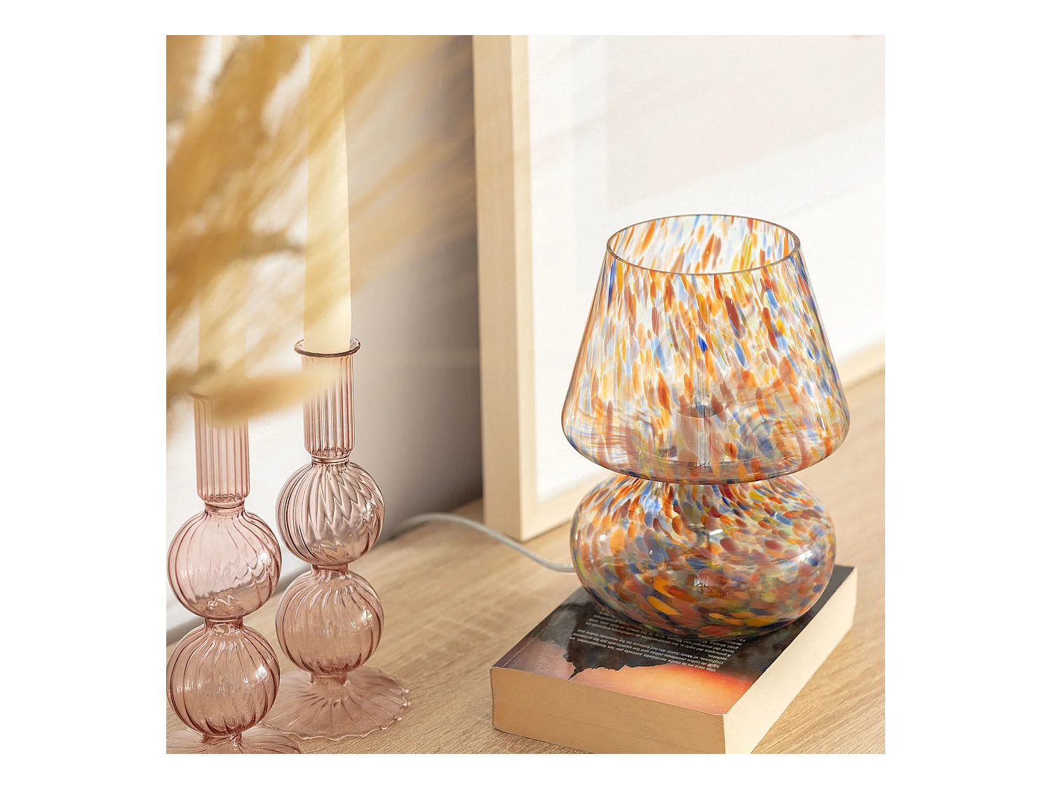 Lampada da Tavolo Cristallo Batlló Multicolore