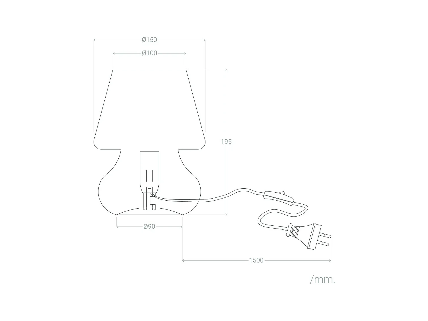 Lampada da Tavolo Cristallo Batlló Multicolore