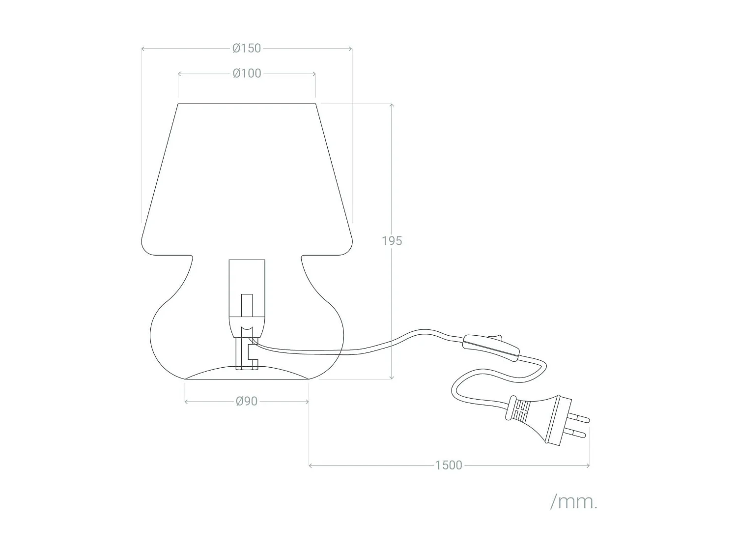 Lampe à Poser Verre Batlló Multicolore