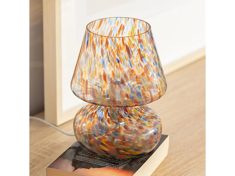 Lampe à Poser Verre Batlló Multicolore