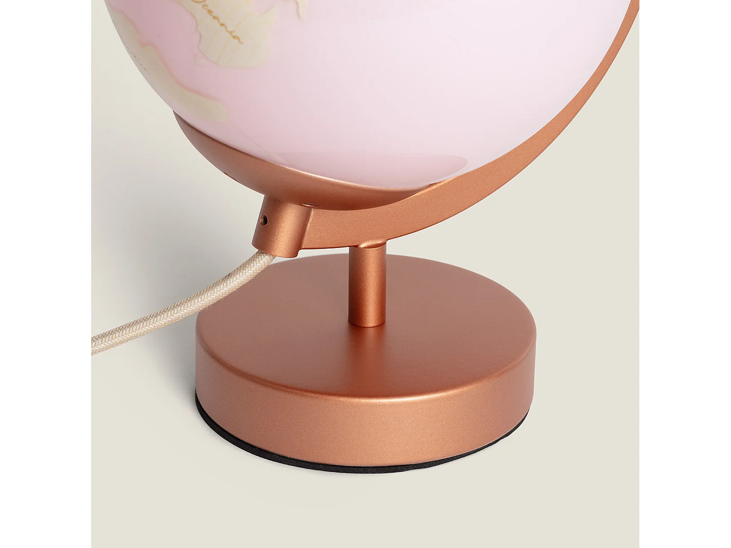 Lampe à Poser Bola Mundo Or rose