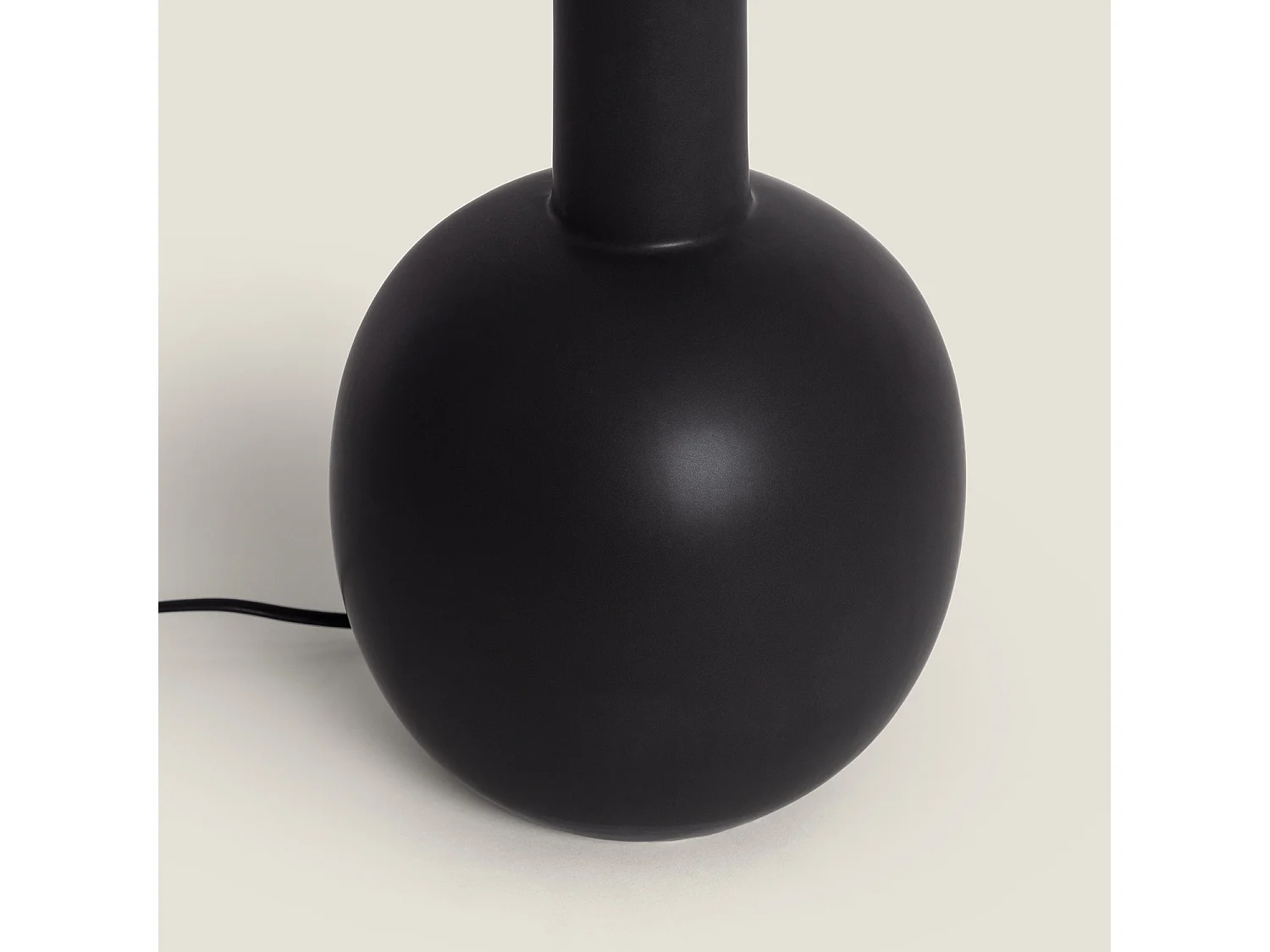 Lampe à Poser Porcelaine Guldan  Noir