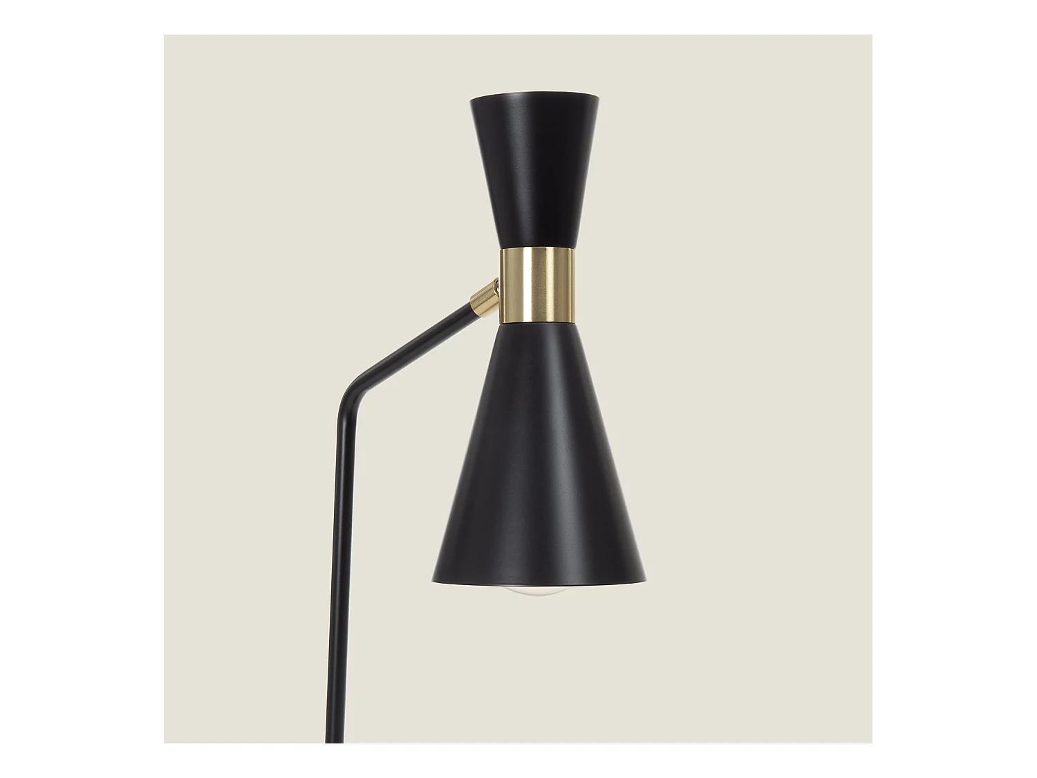 Lámpara Flexo Escritorio de Metal Jigger Negro