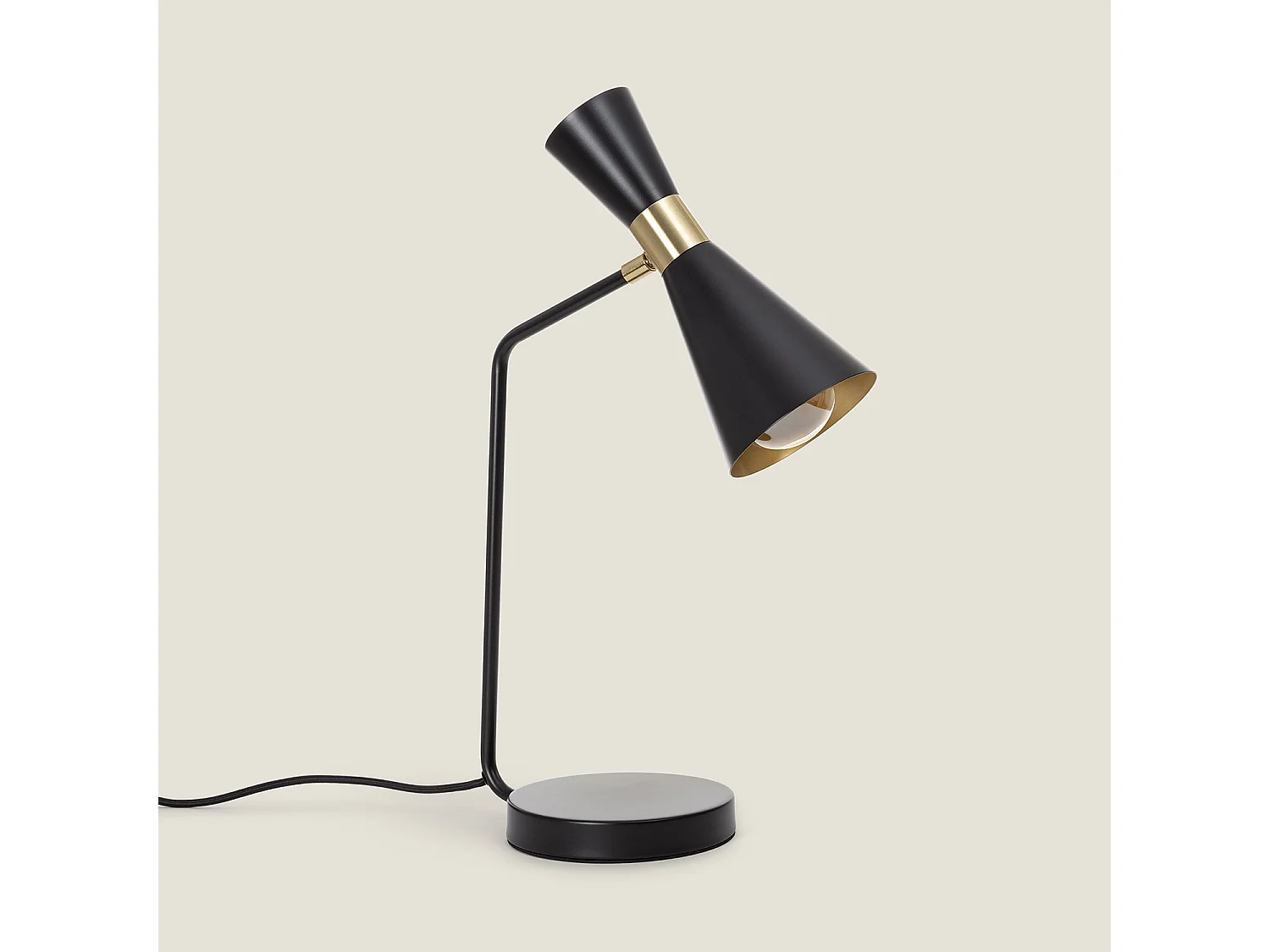 Lampe de Bureau Flex Métal Jigger Noir