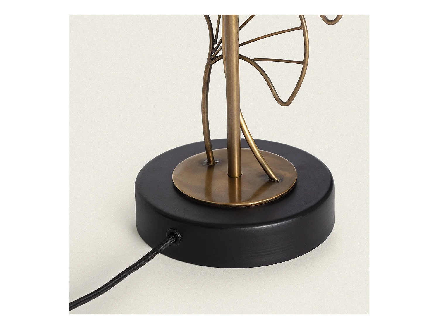 Lampada da Tavolo Palm Metallo Bianco