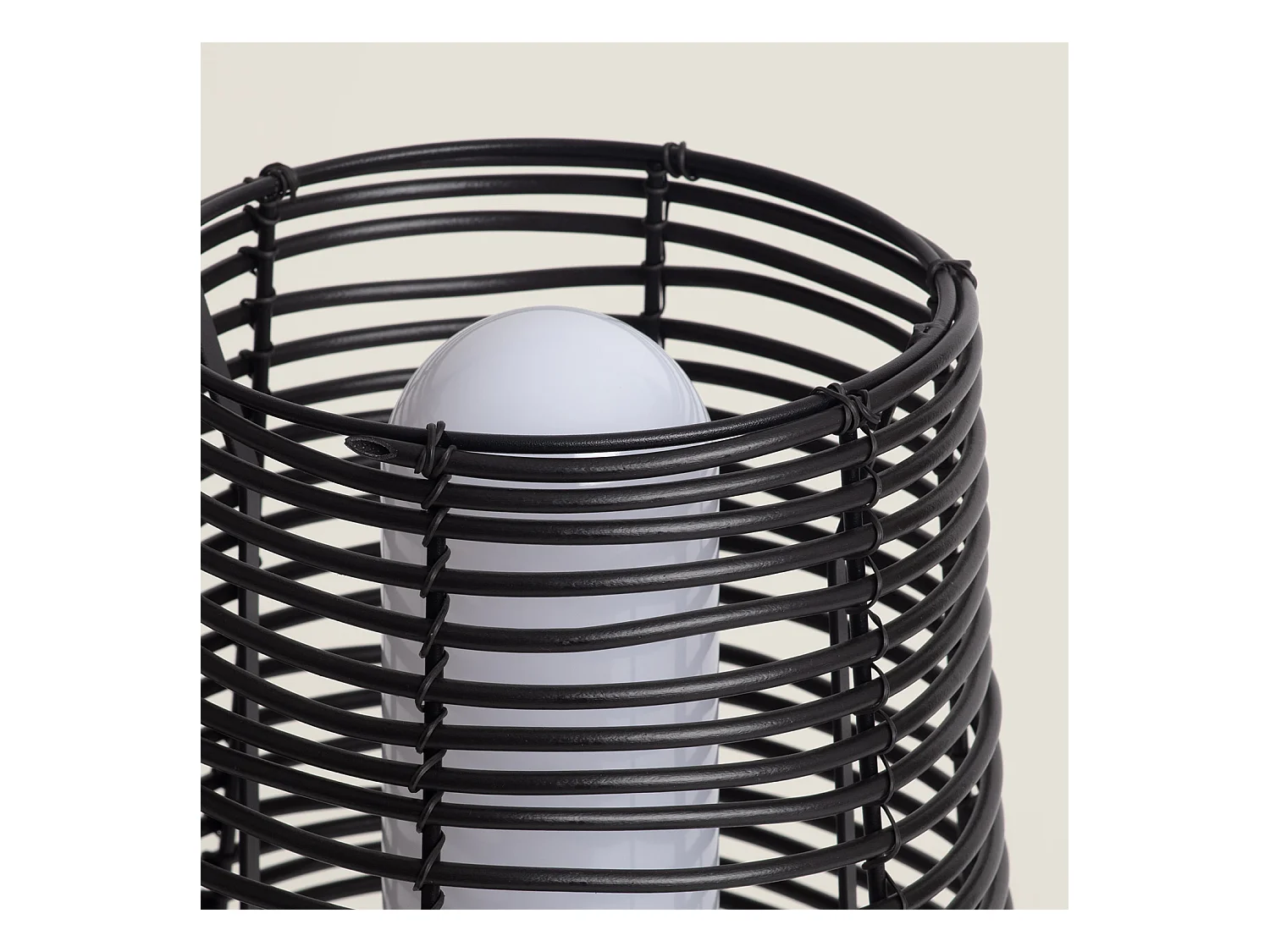 Lámpara de Mesa para Exterior Asha Negro