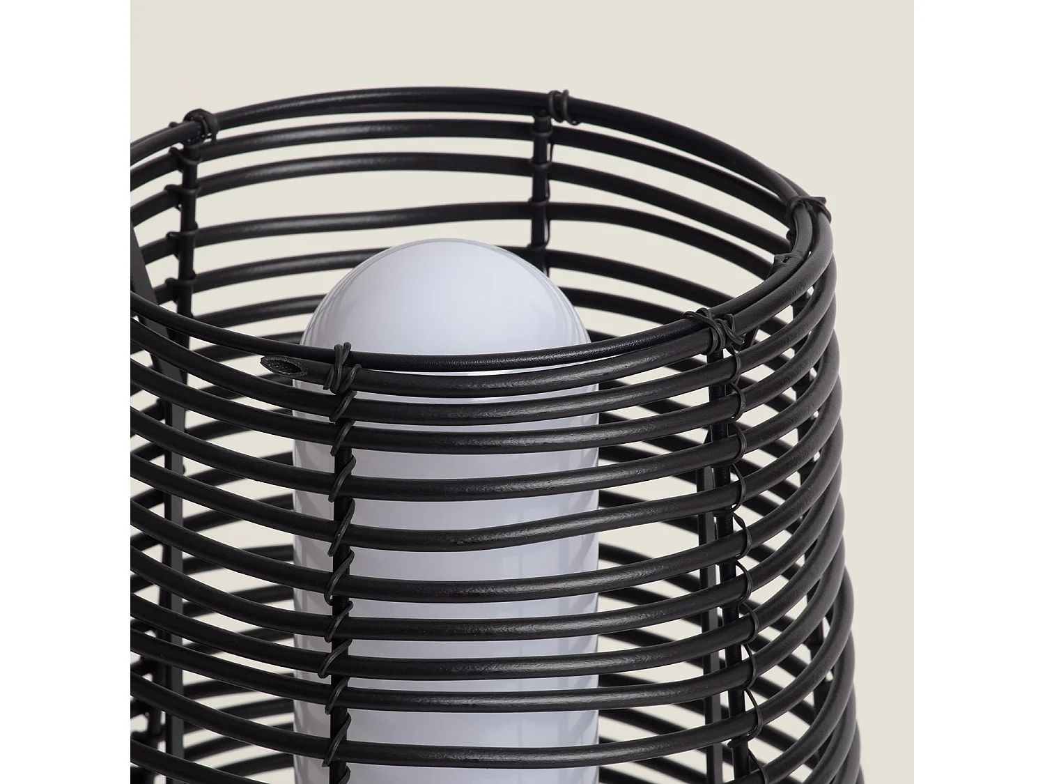 Lampe à Poser Extérieure Asha  Noir