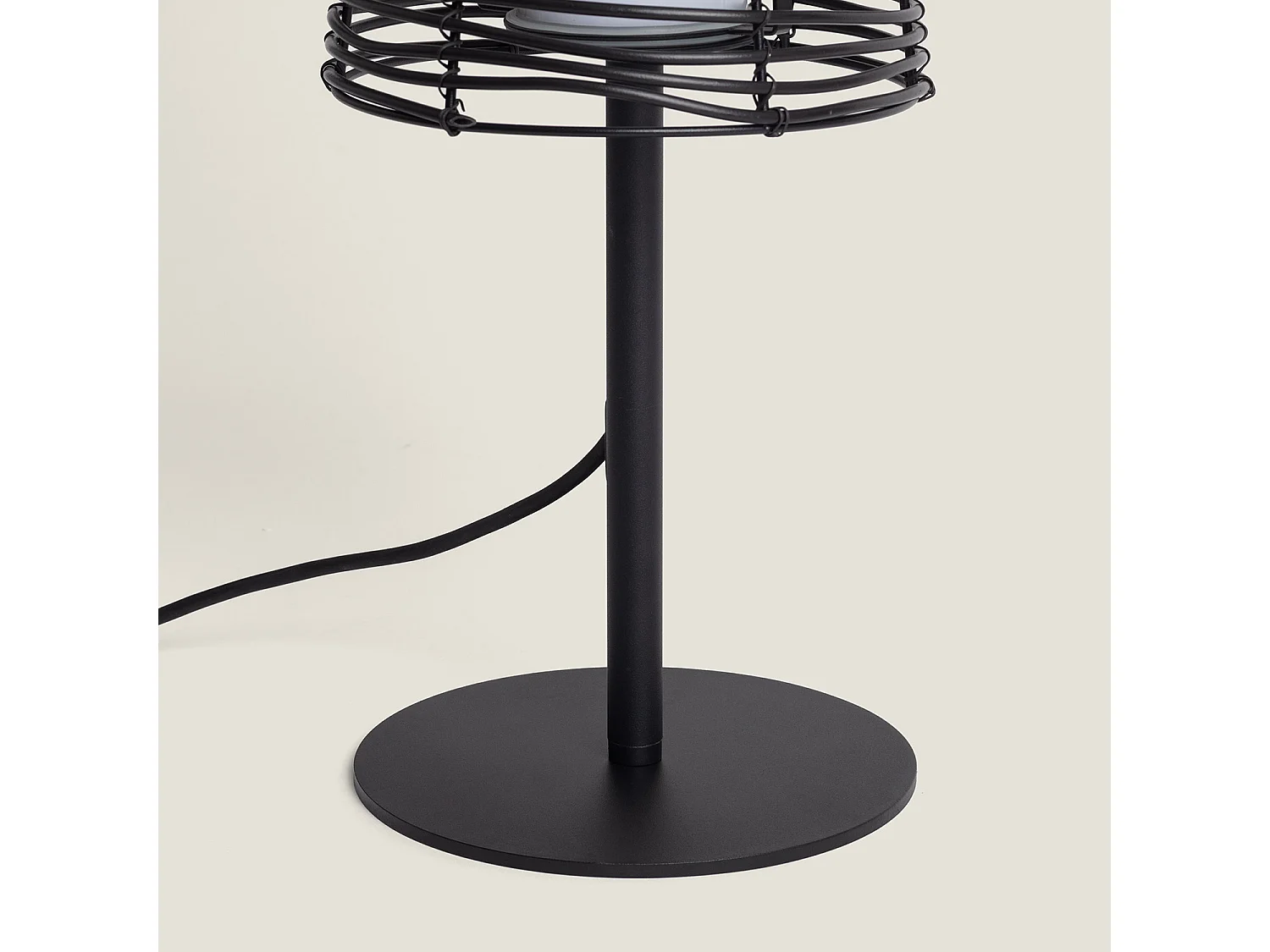 Lampe à Poser Extérieure Asha  Noir