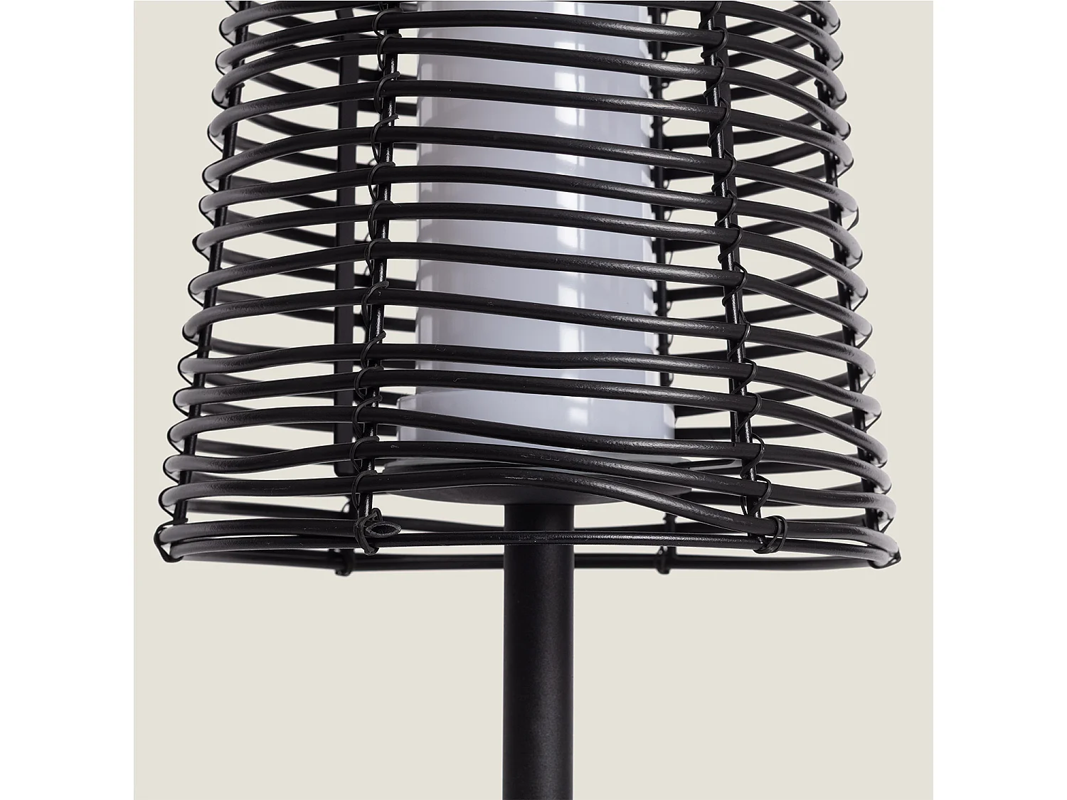 Lampe à Poser Extérieure Asha  Noir