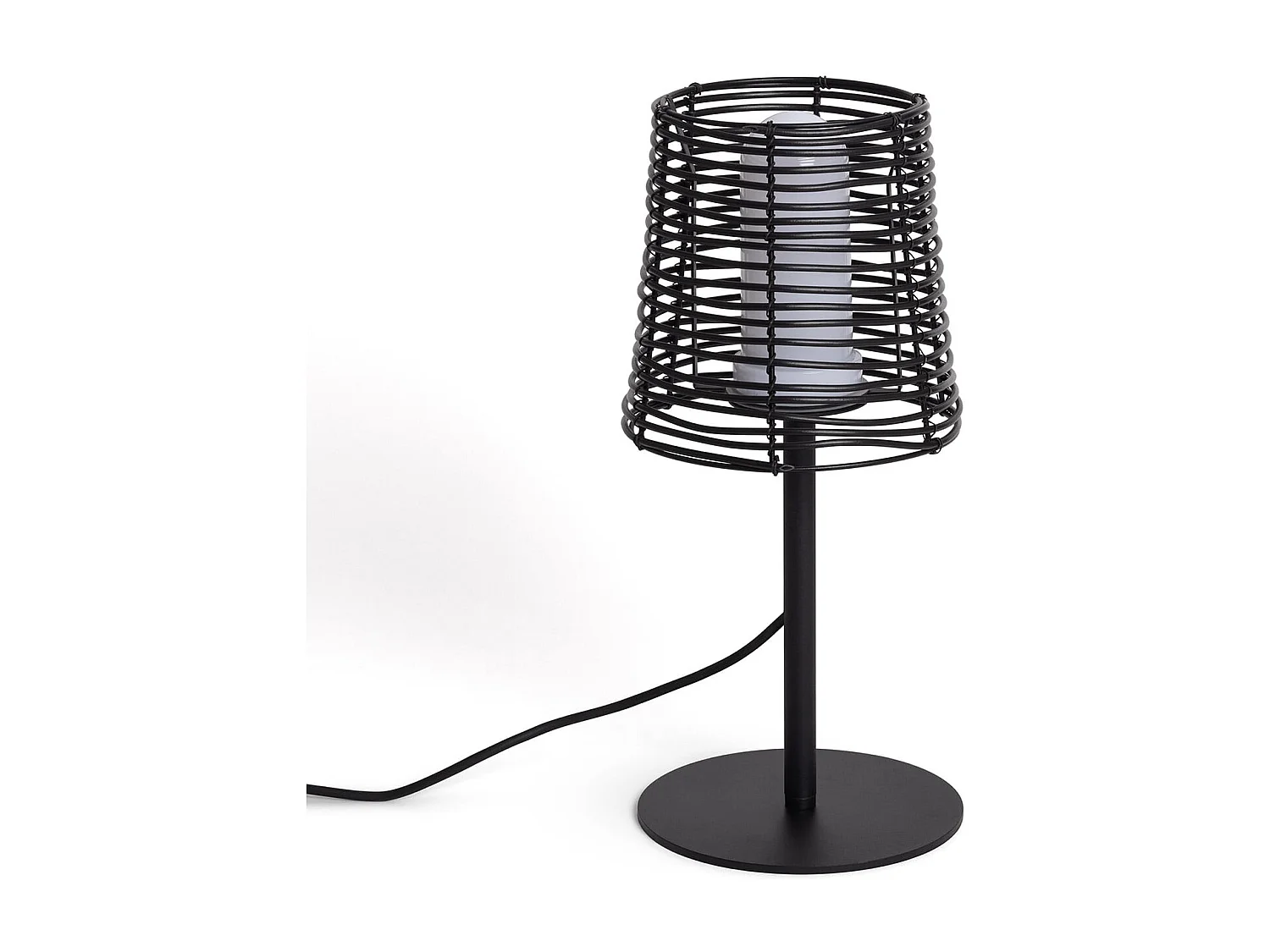 Lampe à Poser Extérieure Asha  Noir