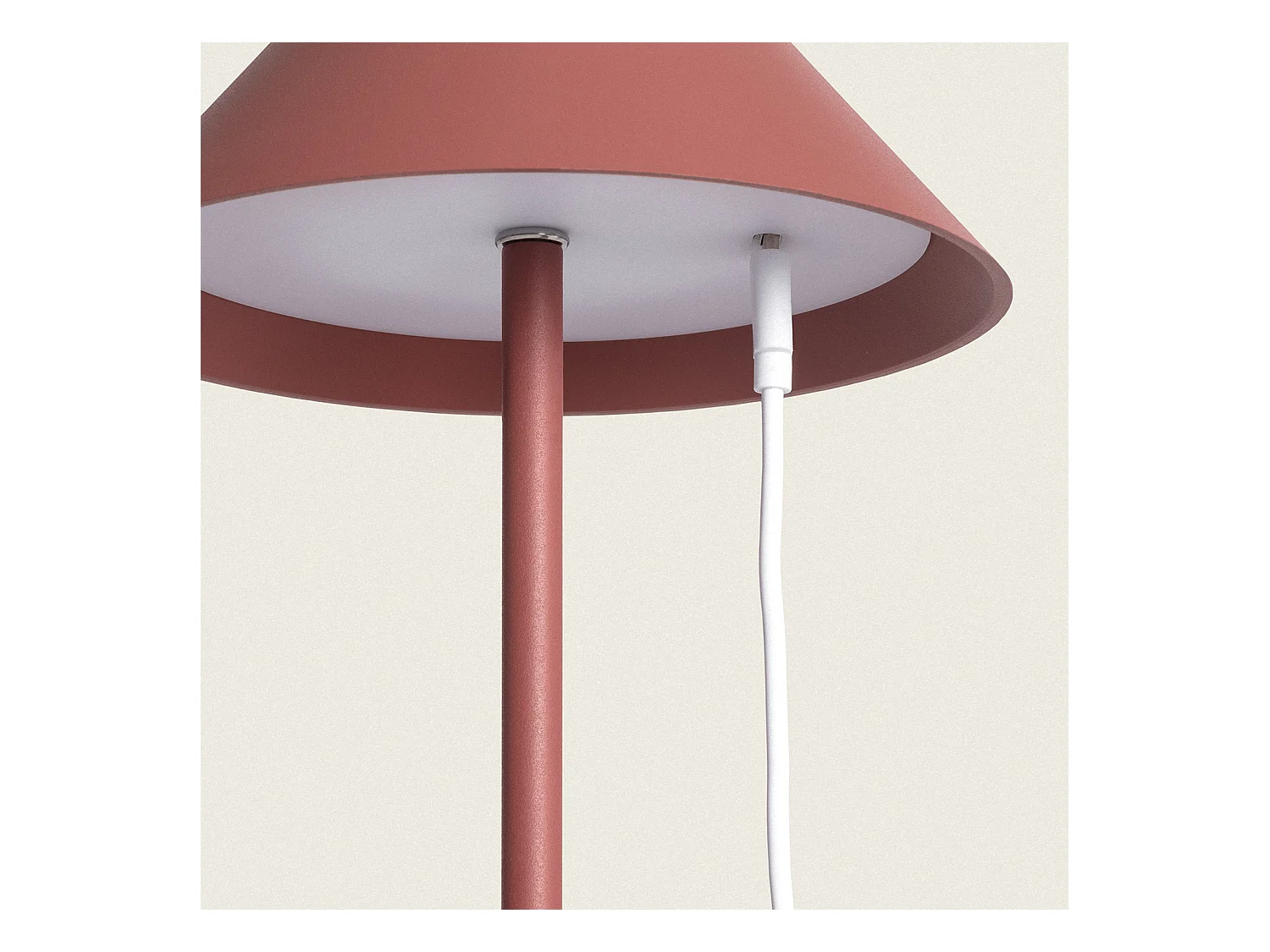 Lampada da Tavolo LED 3W Portatile Kivuli per Esterni con Batteria USB Ricaricabile Terracotta