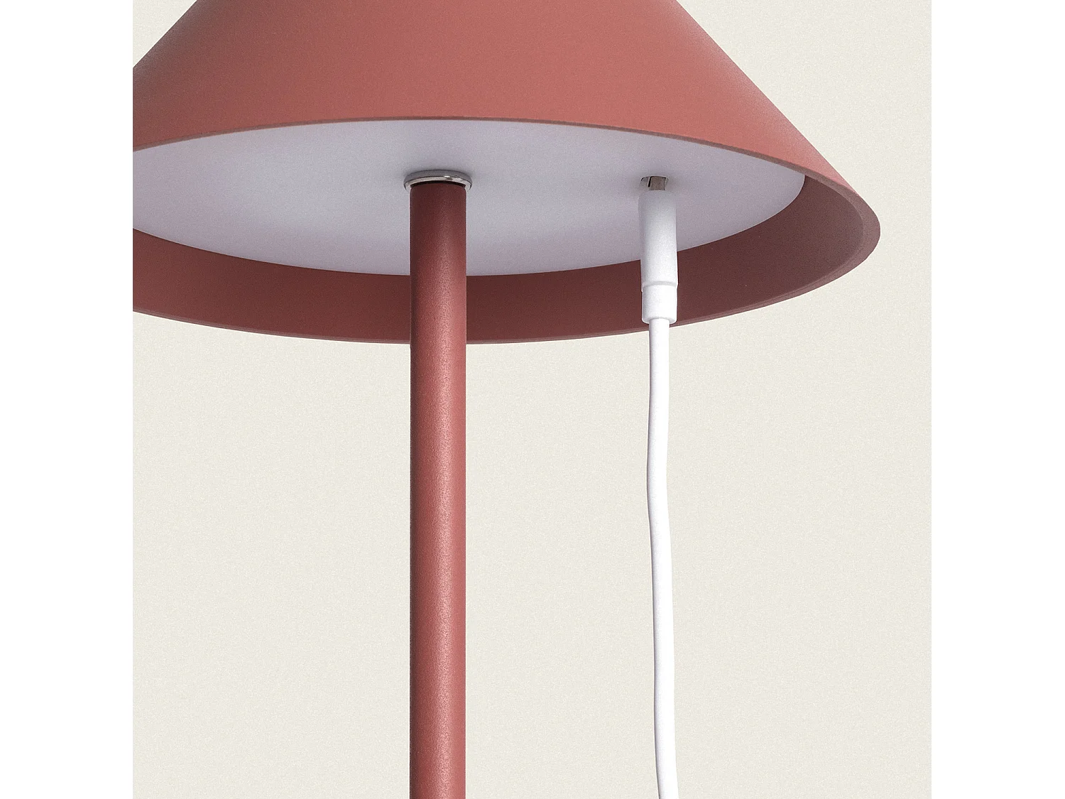 Lampada da Tavolo LED 3W Portatile Kivuli per Esterni con Batteria USB Ricaricabile Terracotta