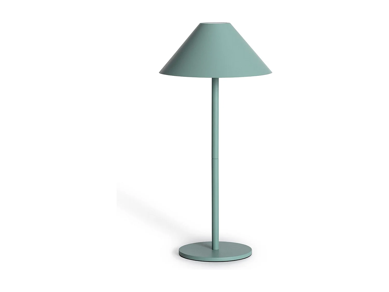 Lámpara de Mesa LED Portátil para Exterior Metal con Batería USB Recargable Kivuli Verde Celadón
