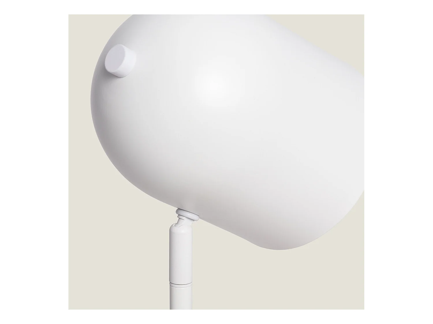 Lampada da Tavolo in Metallo Kidonge Bianco