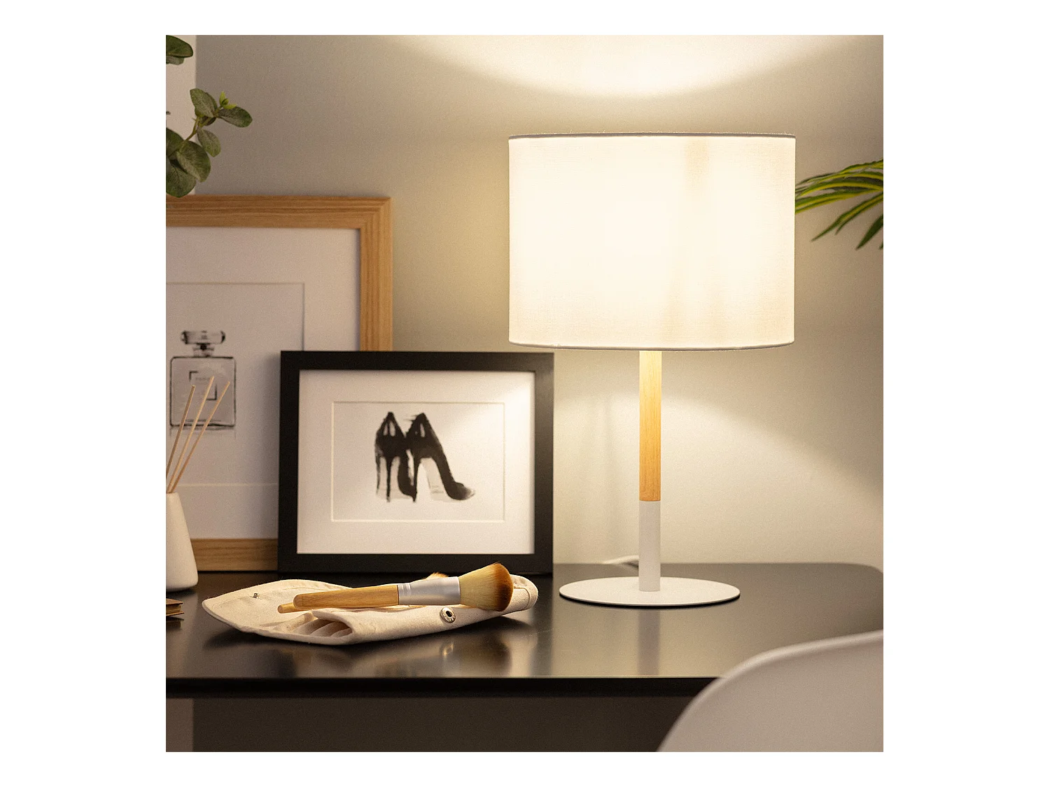 Lampada da Tavolo Silinda Bianco