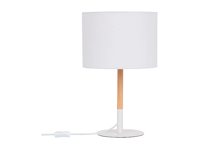 Lampe à Poser Métal Silinda Blanc