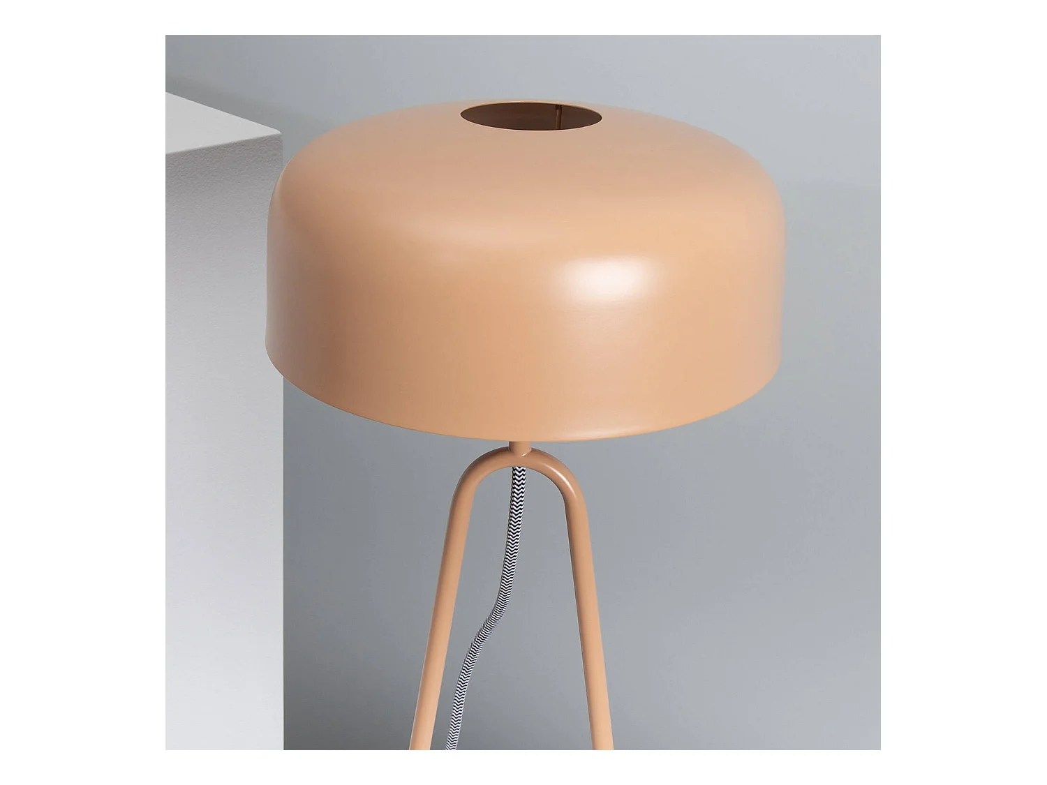 Lámpara de Mesa Metal Luca Beige