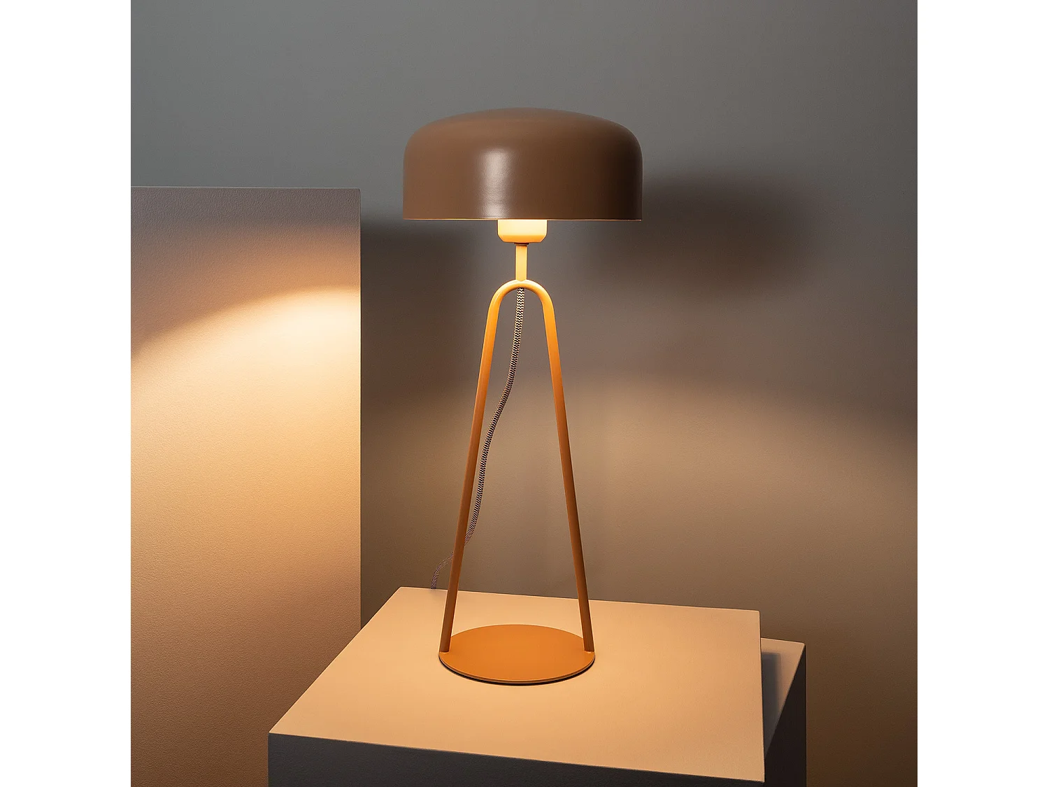 Lampe à Poser Métal Luca Beige
