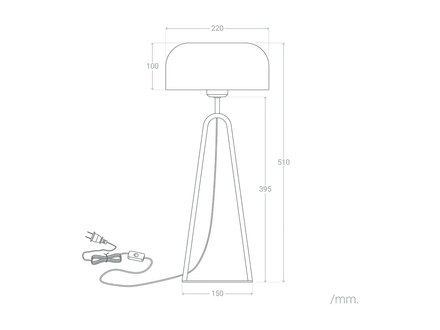 Lampe à Poser Métal Luca Beige