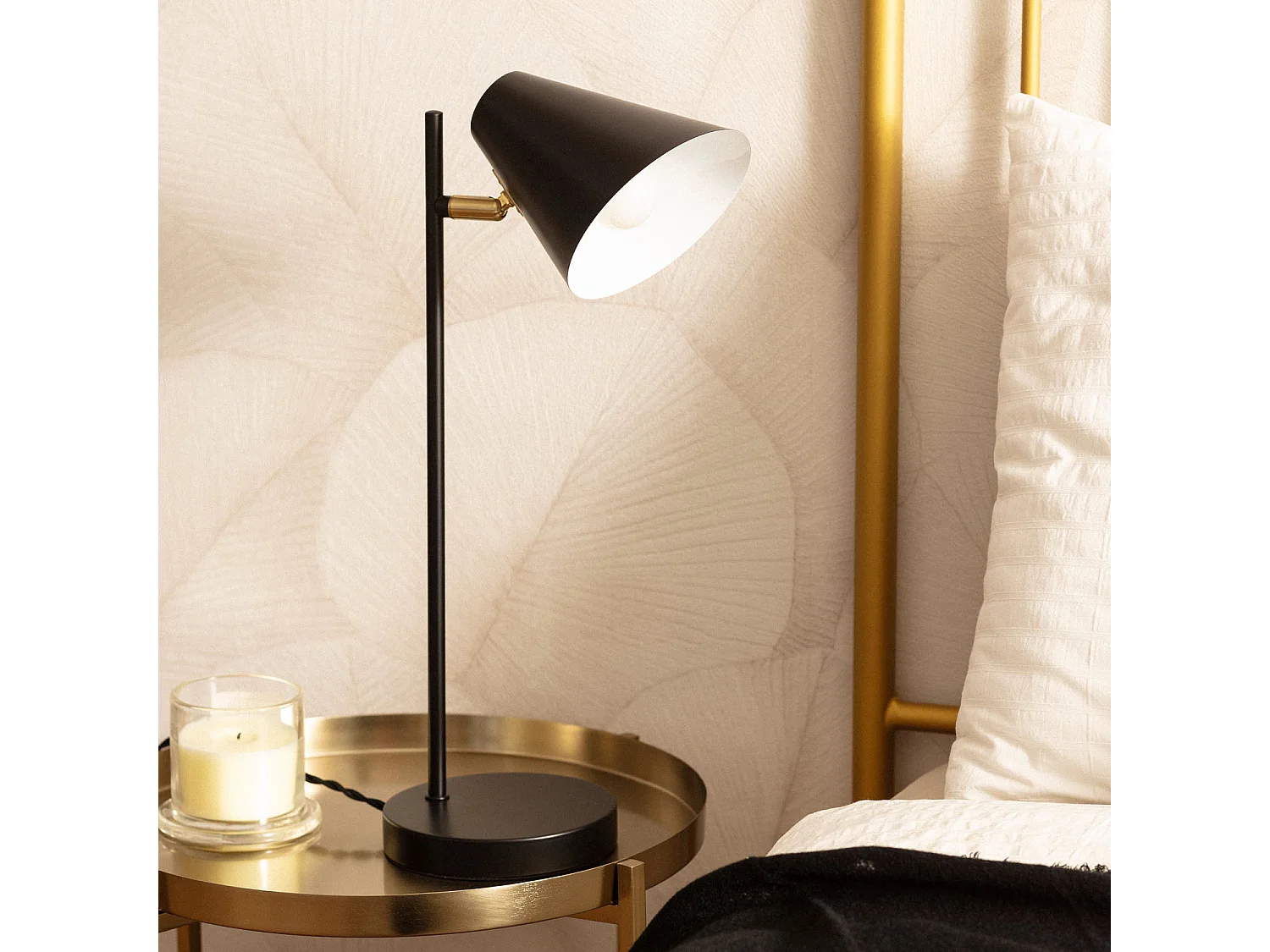 Lampe à Poser Métal Bowery Noir