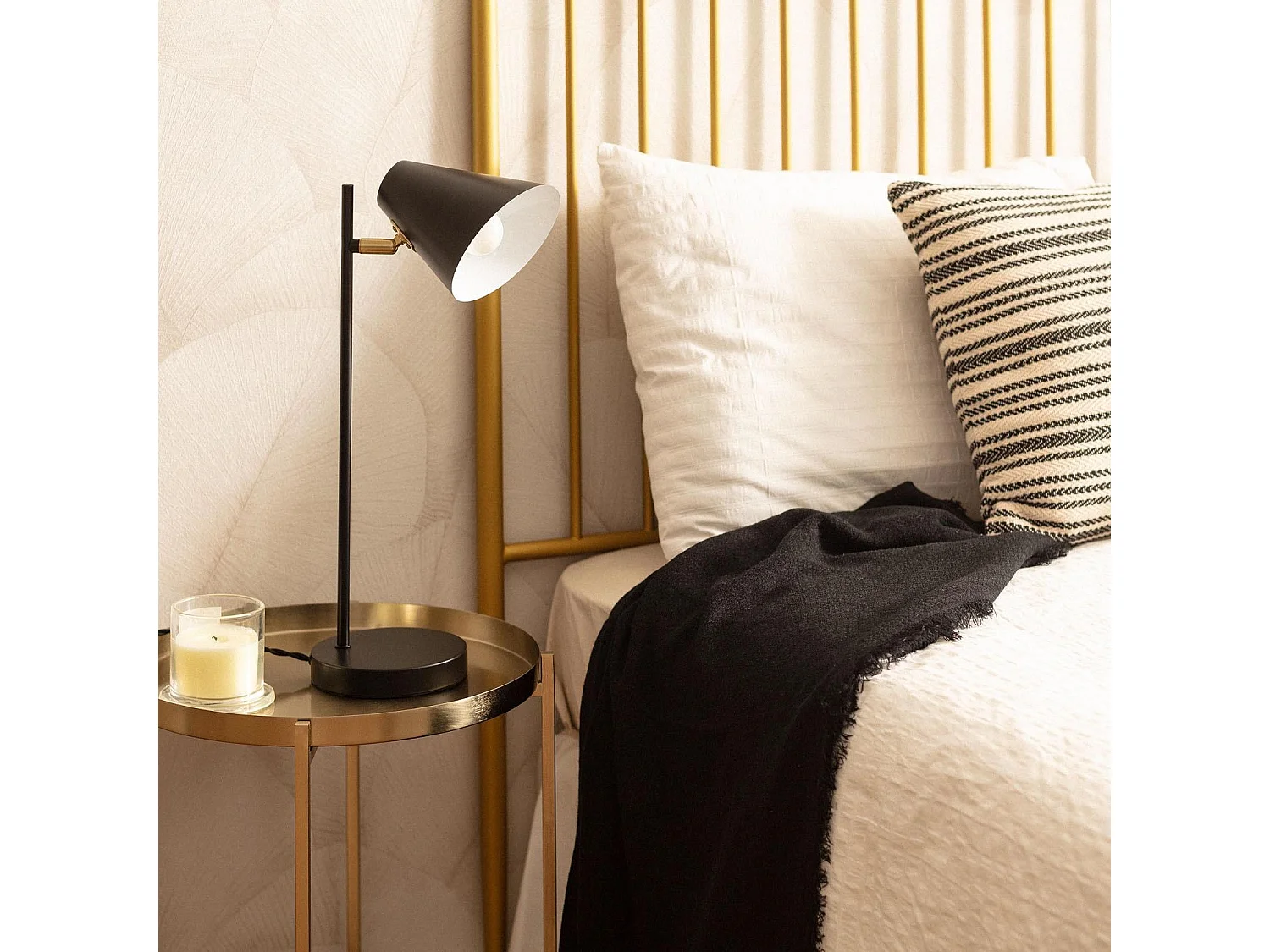 Lampe à Poser Métal Bowery Noir