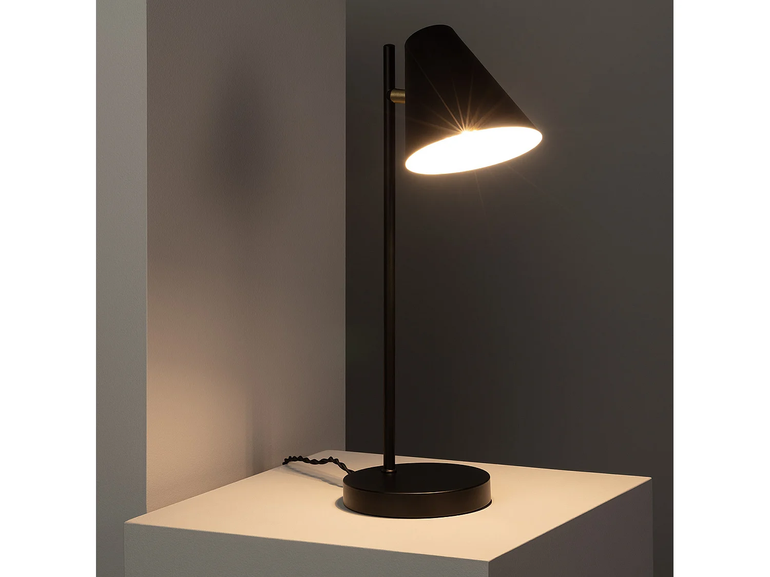 Lampe à Poser Métal Bowery Noir