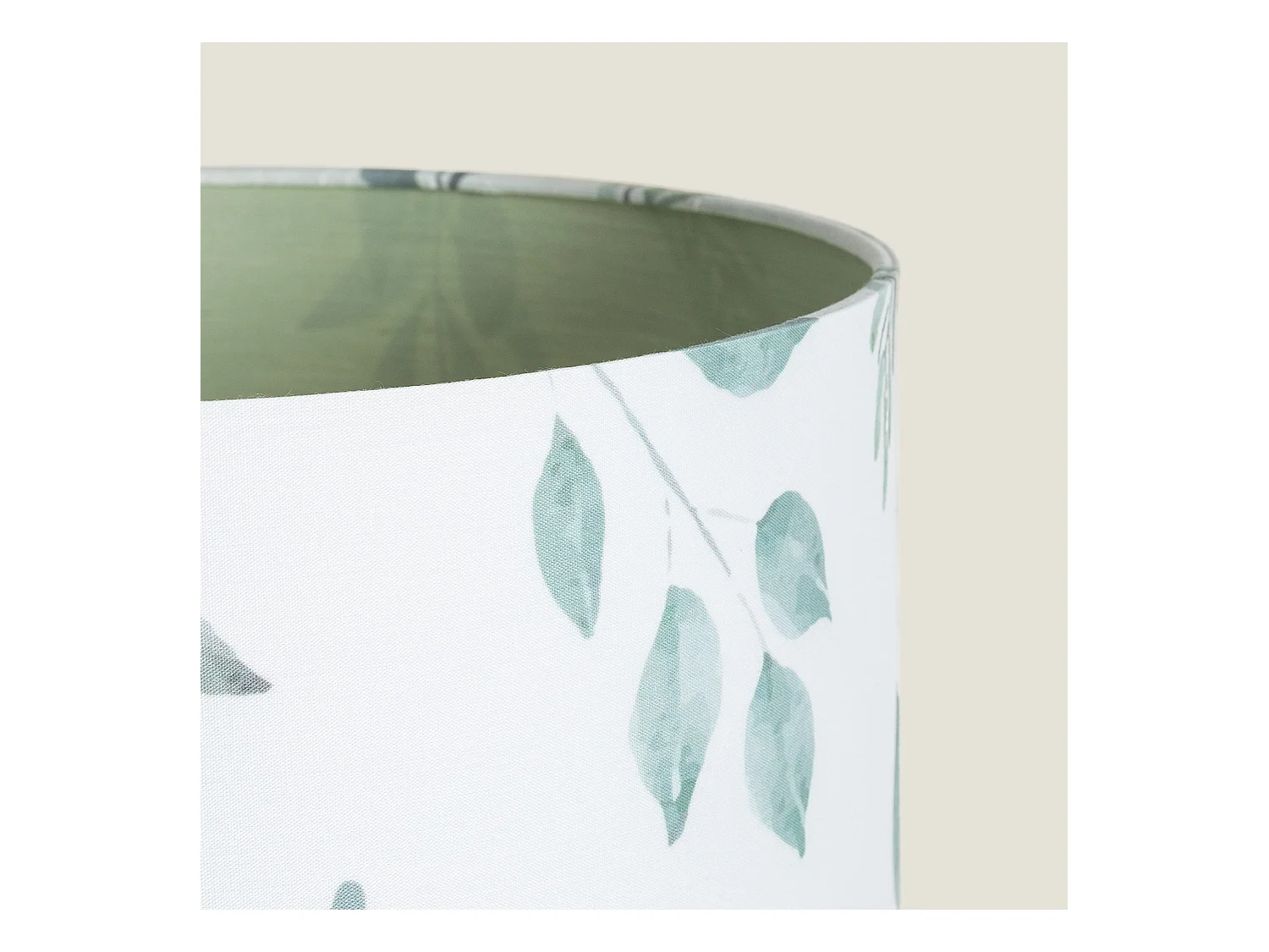 Lampe à Poser Textile et Verre Verdy  Blanc