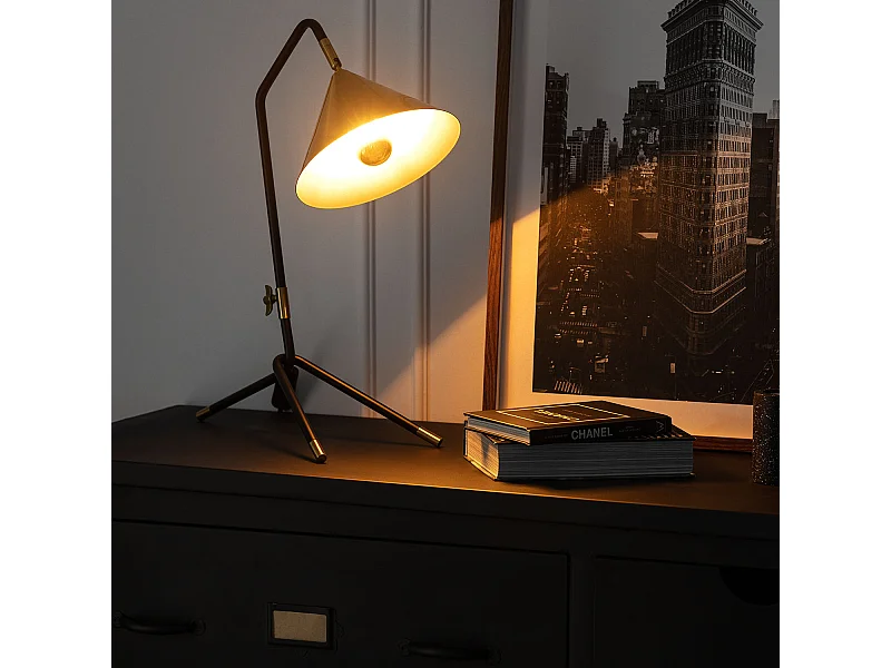 Lámpara de Mesa Metal Pericles Negro