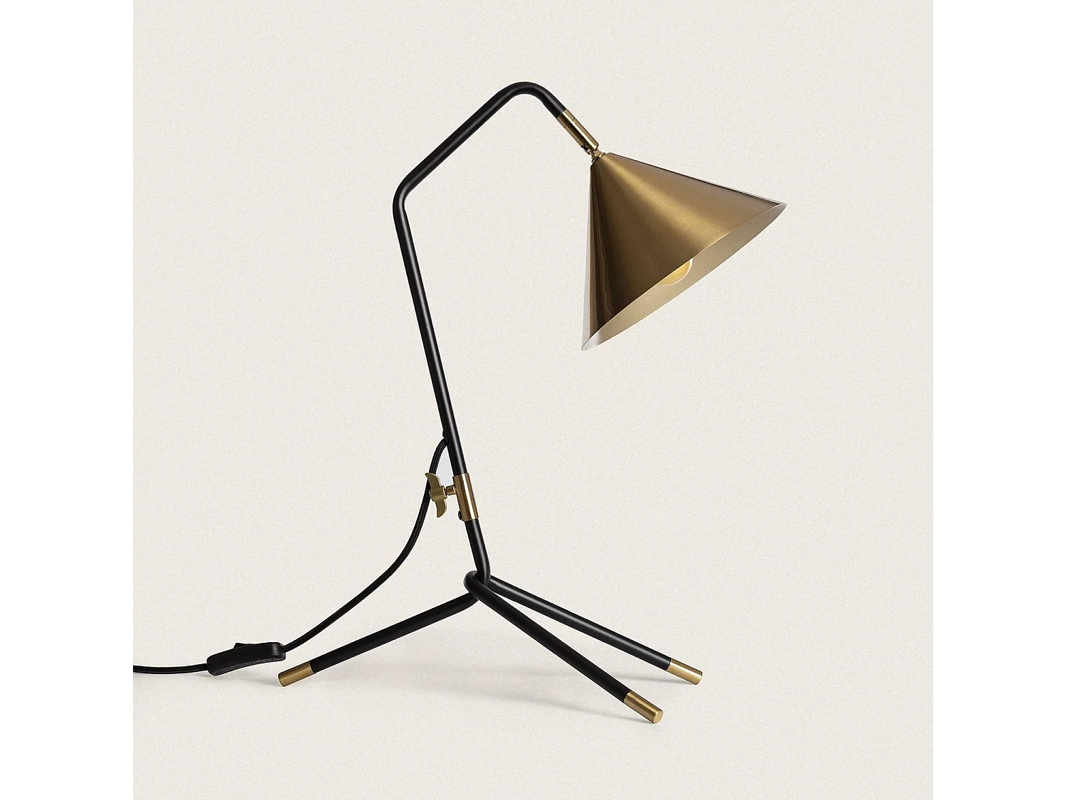 Lampe à Poser Métal Pericles Noir