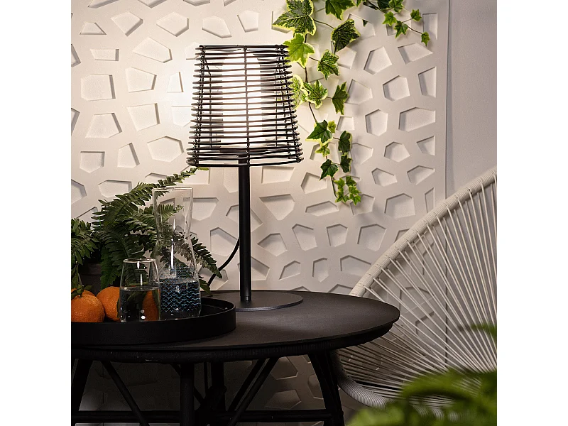 Lampada da Tavolo per Esterni Asha Marrone