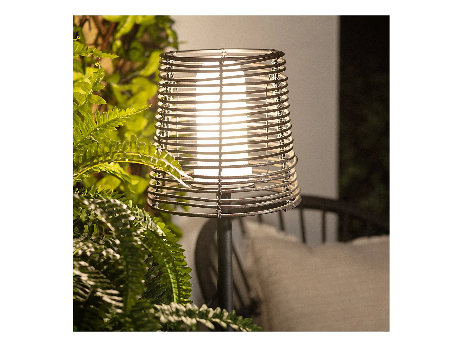 Lampada da Tavolo per Esterni Asha Marrone