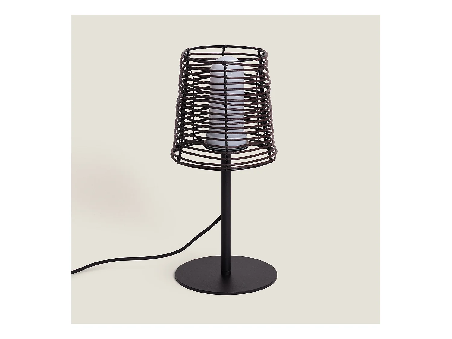 Lampada da Tavolo per Esterni Asha Marrone