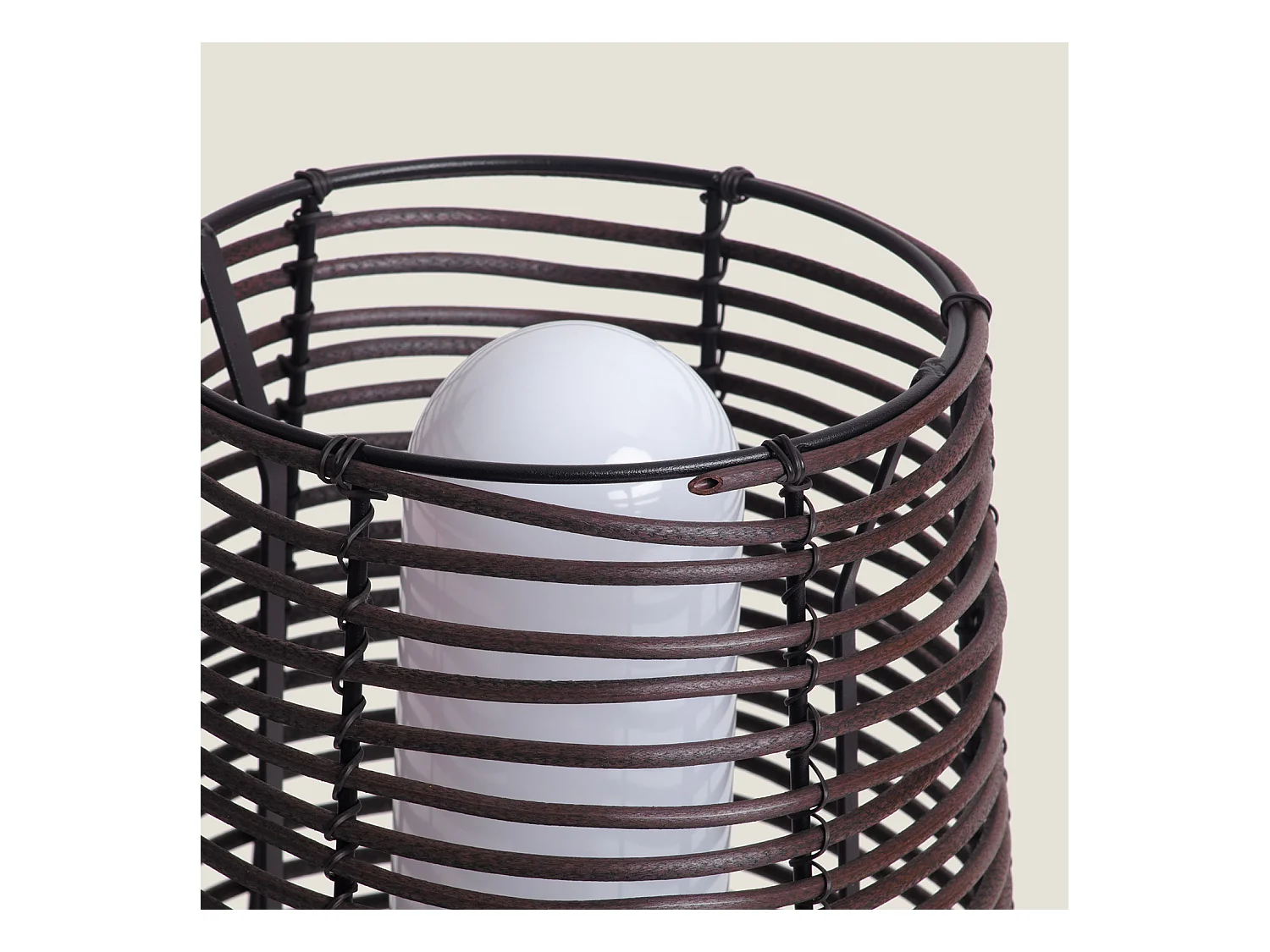 Lampada da Tavolo per Esterni Asha Marrone