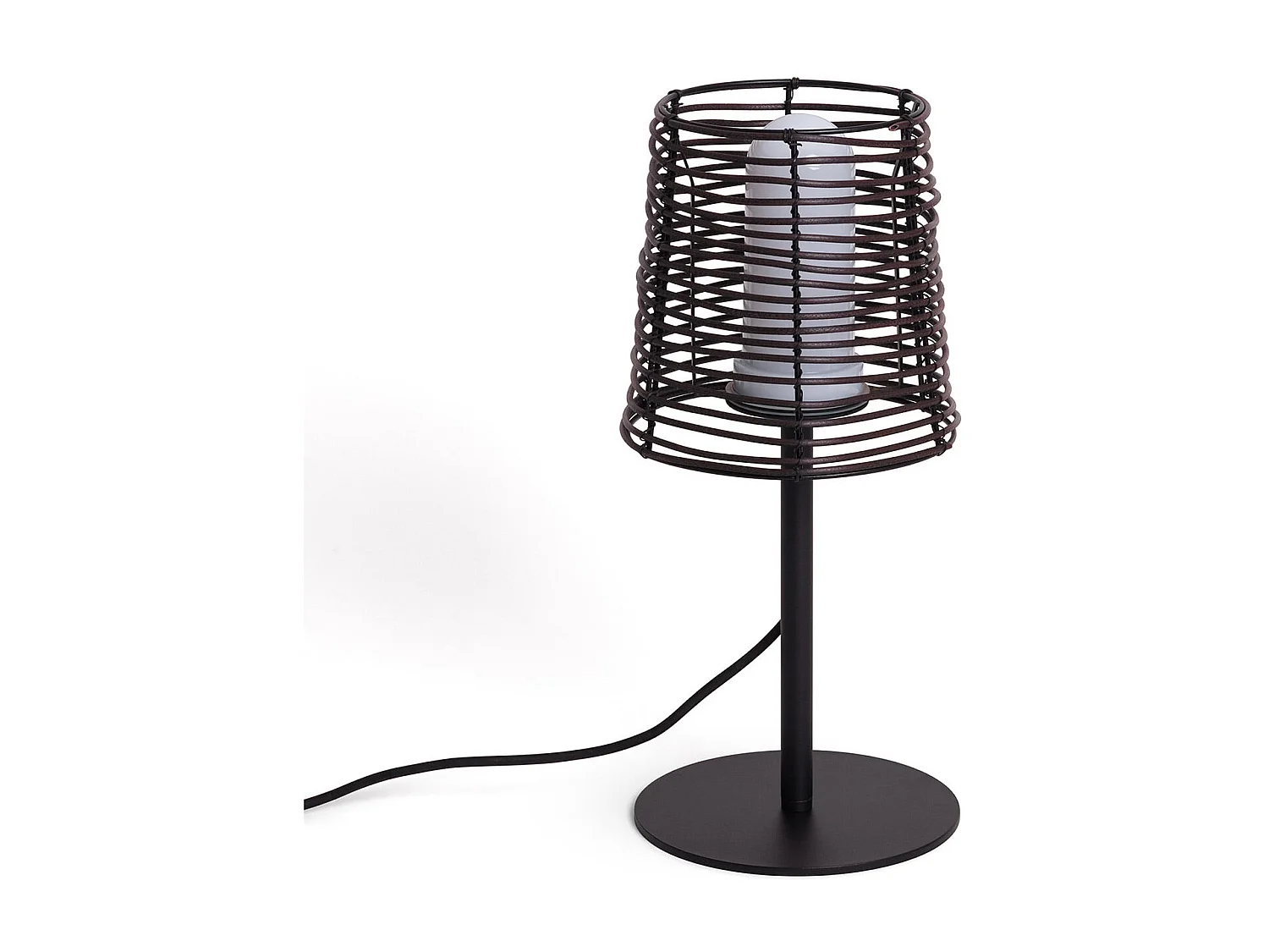 Lampe à Poser Extérieure Asha  Brun
