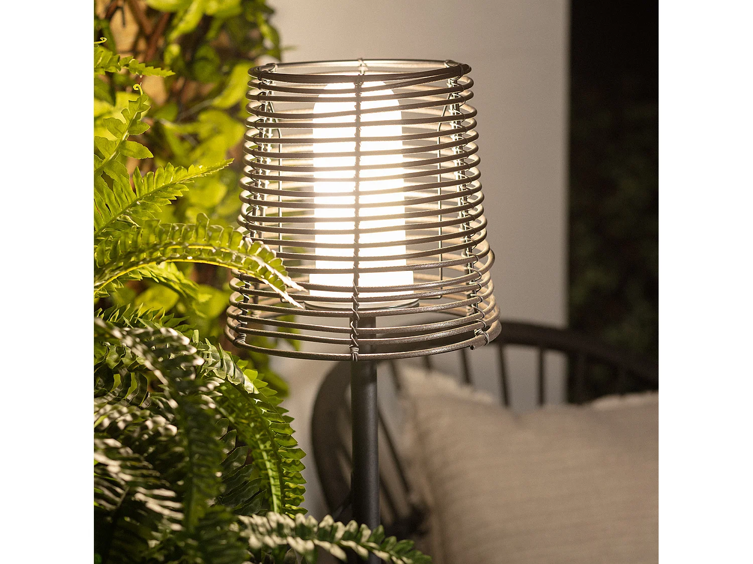 Lampe à Poser Extérieure Asha  Brun