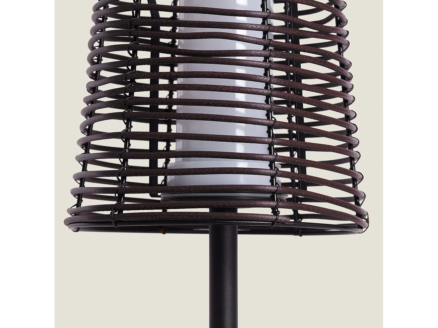 Lampe à Poser Extérieure Asha  Brun