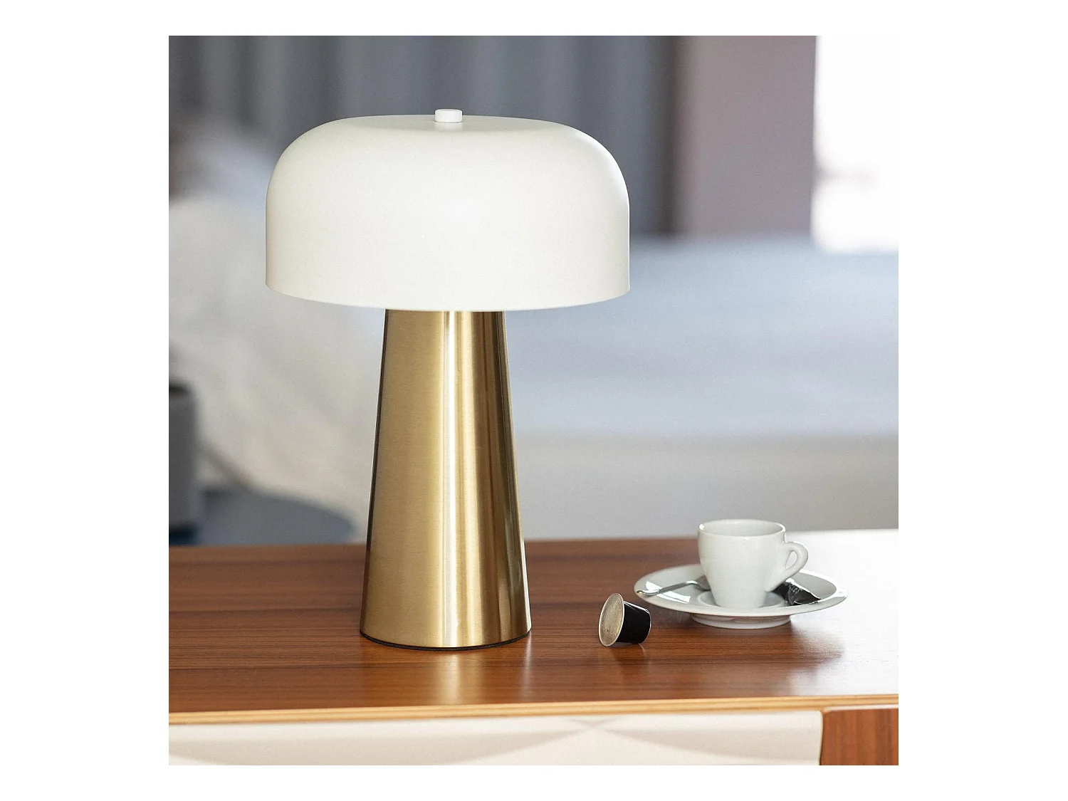 Lampe à Poser Métal Kupla Blanc