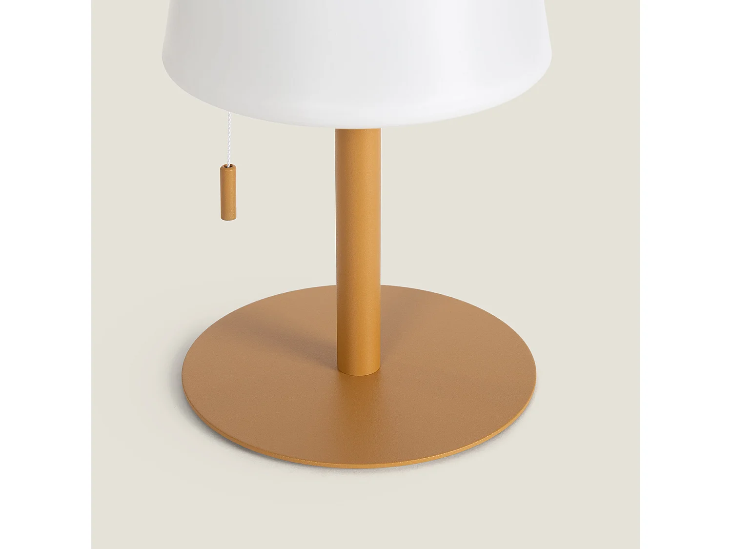 Lampe à Poser LED Portative Aluminium Extérieure 2.6W Epinay avec Batterie Rechargeable Camel